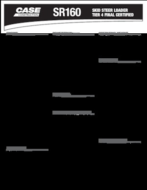 Minicargadoras Case SR160