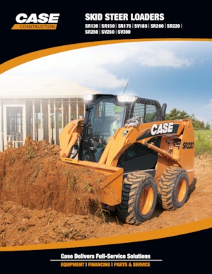 Minicargadoras Case SR200