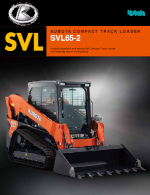 Minicargadoras Kubota SVL65-2
