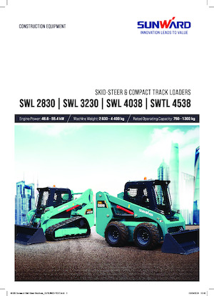Minicargadoras Sunward SWL3230 