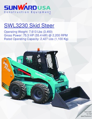 Minicargadoras Sunward SWL3230 