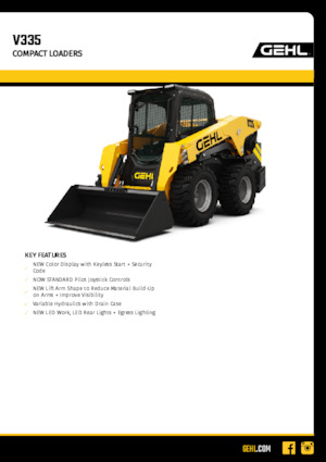 Minicargadoras Gehl V335