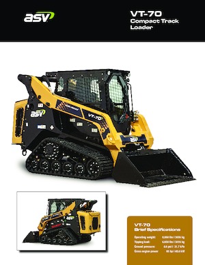 Minicargadoras ASV VT 70