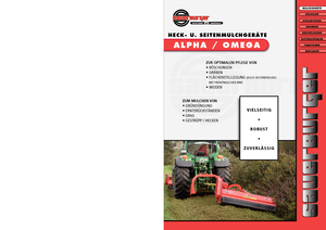 Desbrozadoras para taludes Sauerburger Omega 1600