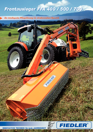 Desbrozadoras para taludes Fiedler FFA 700