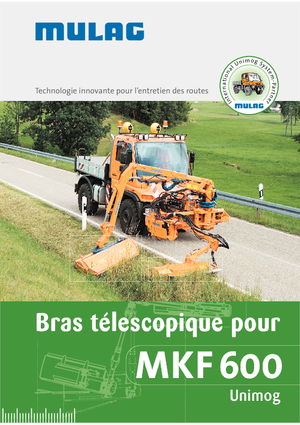 Desbrozadoras para taludes Mulag MKF 600