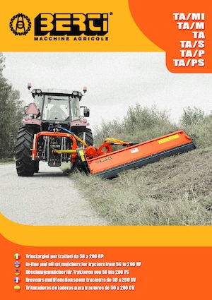 Desbrozadoras para taludes Berti TA/MI 200