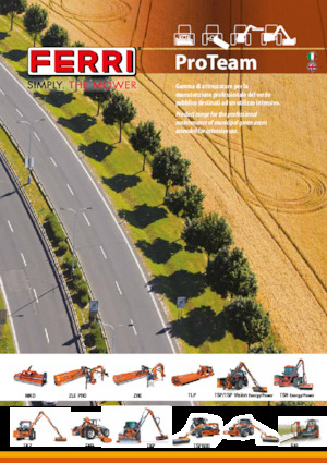Desbrozadoras para taludes Ferri TSH 720Z Power