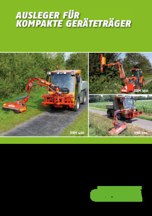 Desbrozadoras para taludes Dücker DBM 400 TMK 10