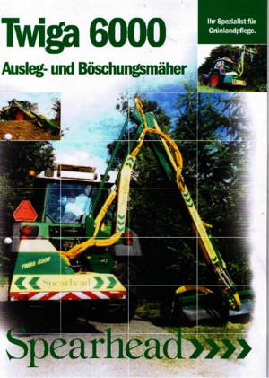 Desbrozadoras para taludes Spearhead Twiga 6000 Teleskop