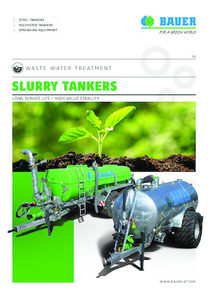 Tanques de purines Bauer Irrigation Pump tanker poly 241+ tridem axle