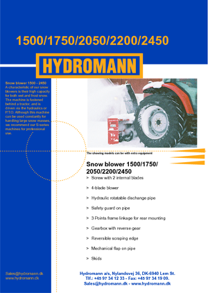 Quitanieves giratorios Hydromann 2050