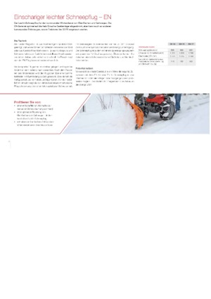 Quitanieves ligeros Schmidt EN 17