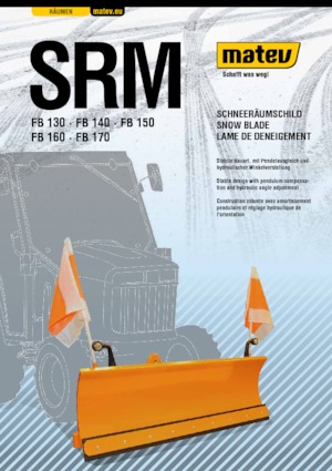Quitanieves ligeros Matev SRM-FB 130