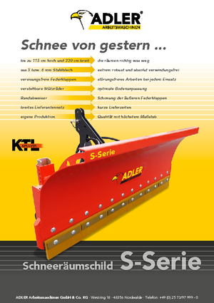 Quitanieves de muelle Adler S 300