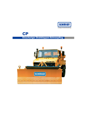 Quitanieves de mariposa Schmidt CP 3