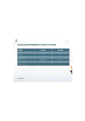 Quitanieves de mariposa Pronar PU 1400