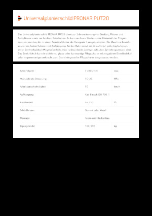 Quitanieves de mariposa Pronar PU-T20