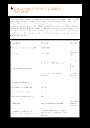 Quitanieves de mariposa Pronar PUV 2800