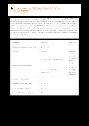 Quitanieves de mariposa Pronar PUV 3300