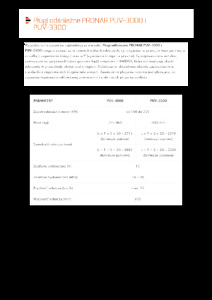 Quitanieves de mariposa Pronar PUV 3300