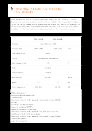 Quitanieves de mariposa Pronar PUV 3600HD