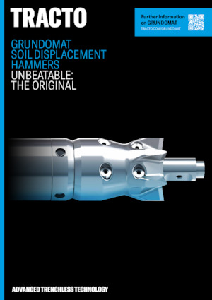 Martillos de compactación de suelo TRACTO-Technik Grundomat S 75 Servo