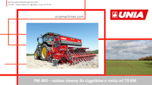 Sementadoras Unia FM A 700/3