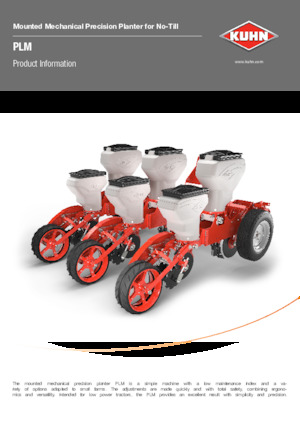 Sementadoras Kuhn PLM 4000