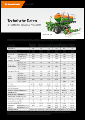 Sementadoras Amazone Primera DMC 3000