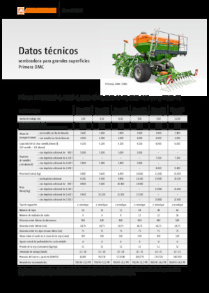 Sementadoras Amazone Primera DMC 6000-2