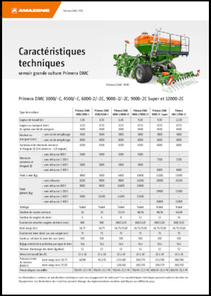 Sementadoras Amazone Primera DMC 6000-2