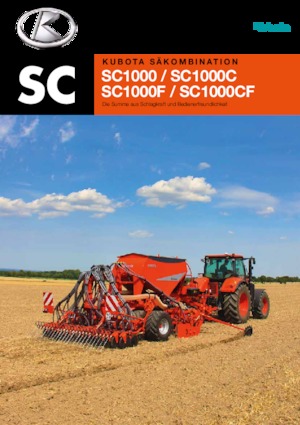 Sementadoras Kubota SC1301 e-com