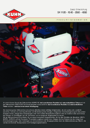 Sementadoras Kuhn SH 1120 Isobus