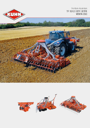 Sementadoras Kuhn Venta TF 1512 IsoBus Vario 