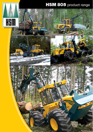 Tractores forestales especiales HSM 805 H