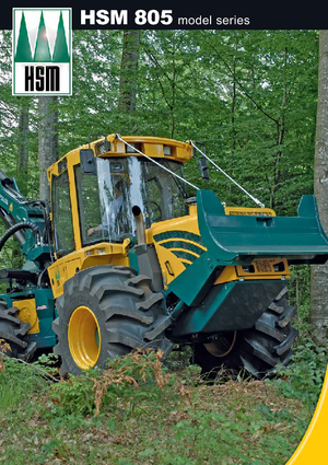 Tractores forestales especiales HSM 805 HD