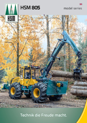 Tractores forestales especiales HSM 805HD 6WD