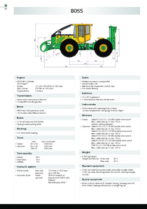 Tractores forestales especiales HSM 805S