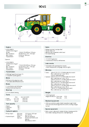 Tractores forestales especiales HSM 904S
