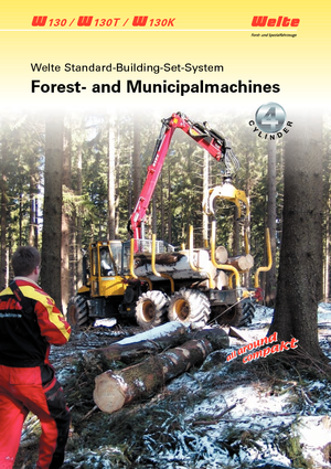 Tractores forestales especiales Welte W 130
