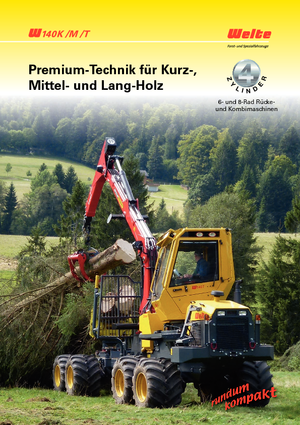 Tractores forestales especiales Welte W 140 T
