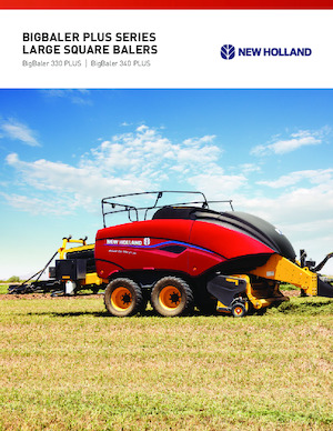 Empacadoras gigantes + de alta presión New Holland BigBaler 330 PLUS CropCutter® Packer Cutter