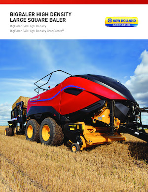 Empacadoras gigantes + de alta presión New Holland BigBaler 340 High Density CropCutter® Rotor Cutter