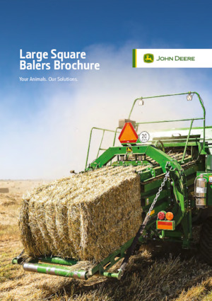 Empacadoras gigantes + de alta presión John Deere L331R