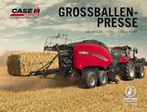 Empacadoras gigantes + de alta presión Case IH LB 434 XL