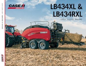 Empacadoras gigantes + de alta presión Case IH LB 434 RC XL