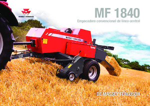 Empacadoras gigantes + de alta presión Massey Ferguson SB 1840