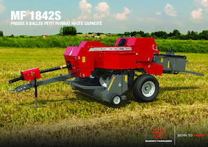 Empacadoras gigantes + de alta presión Massey Ferguson SB 1842S