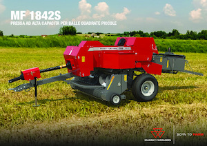 Empacadoras gigantes + de alta presión Massey Ferguson SB 1842S